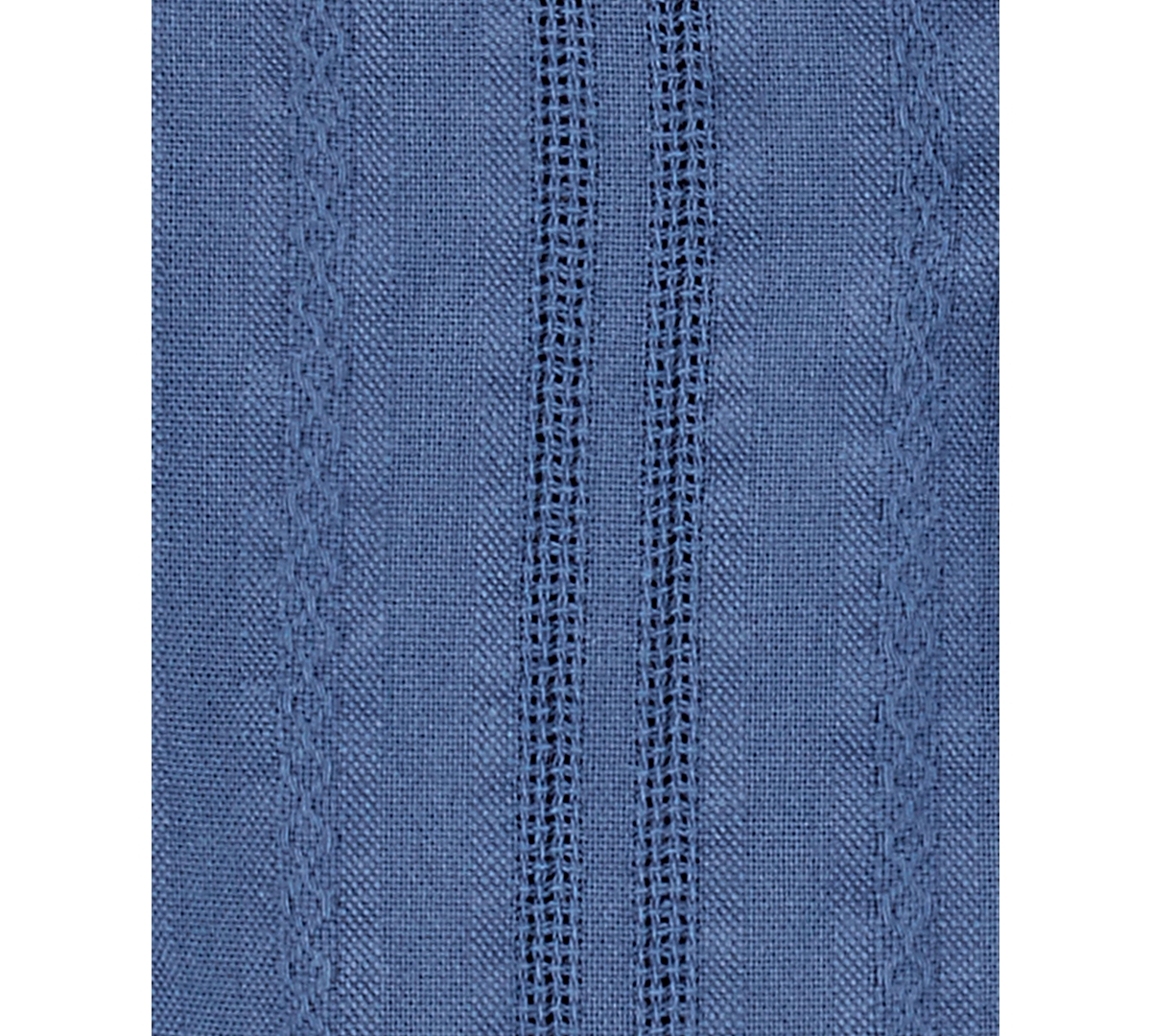 Carter's Baby Boys Button-down Cotton Romper In Med Blue