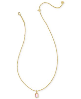 14k Gold-Plated Hallie Short 18" Pendant Necklace