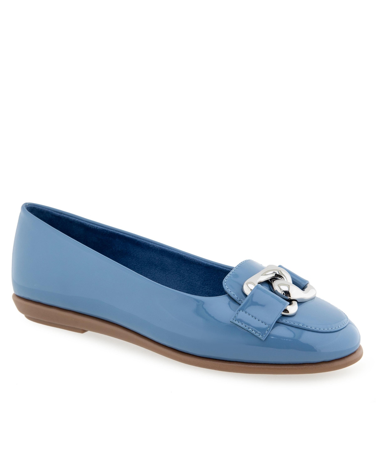 AEROSOLES WOMEN'S BELL ALMOND TOE BALLET FLATS 