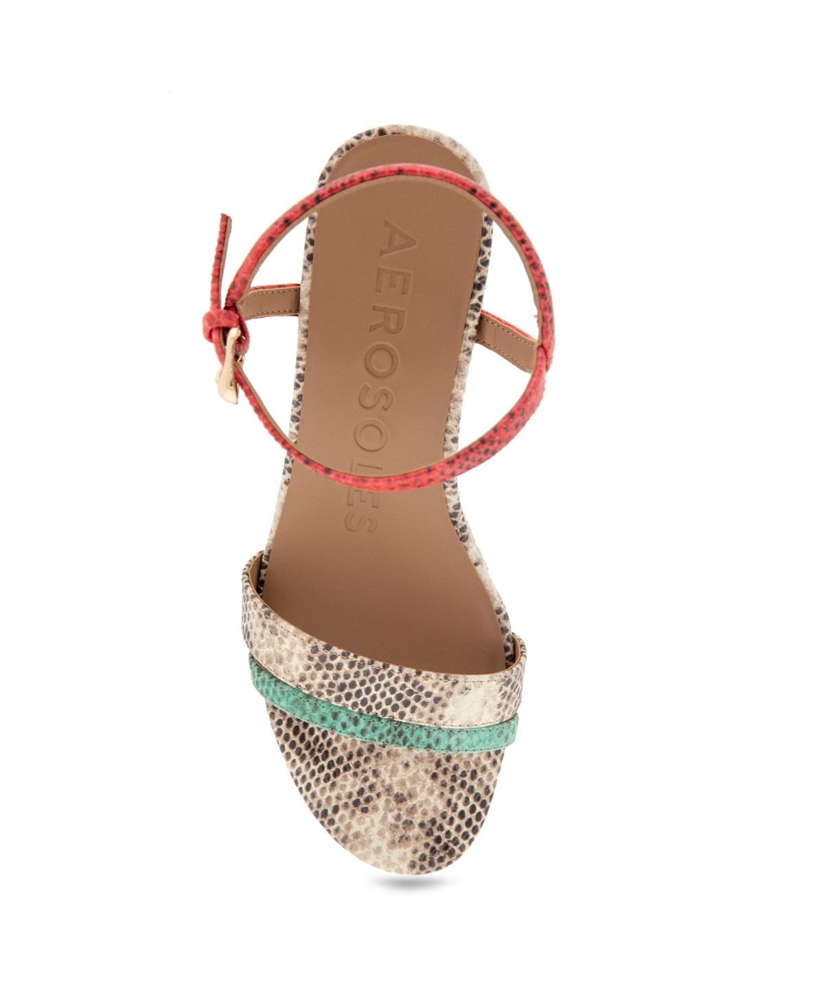 AEROSOLES WOMEN'S WITT ROUND TOE WEDGE SANDALS 