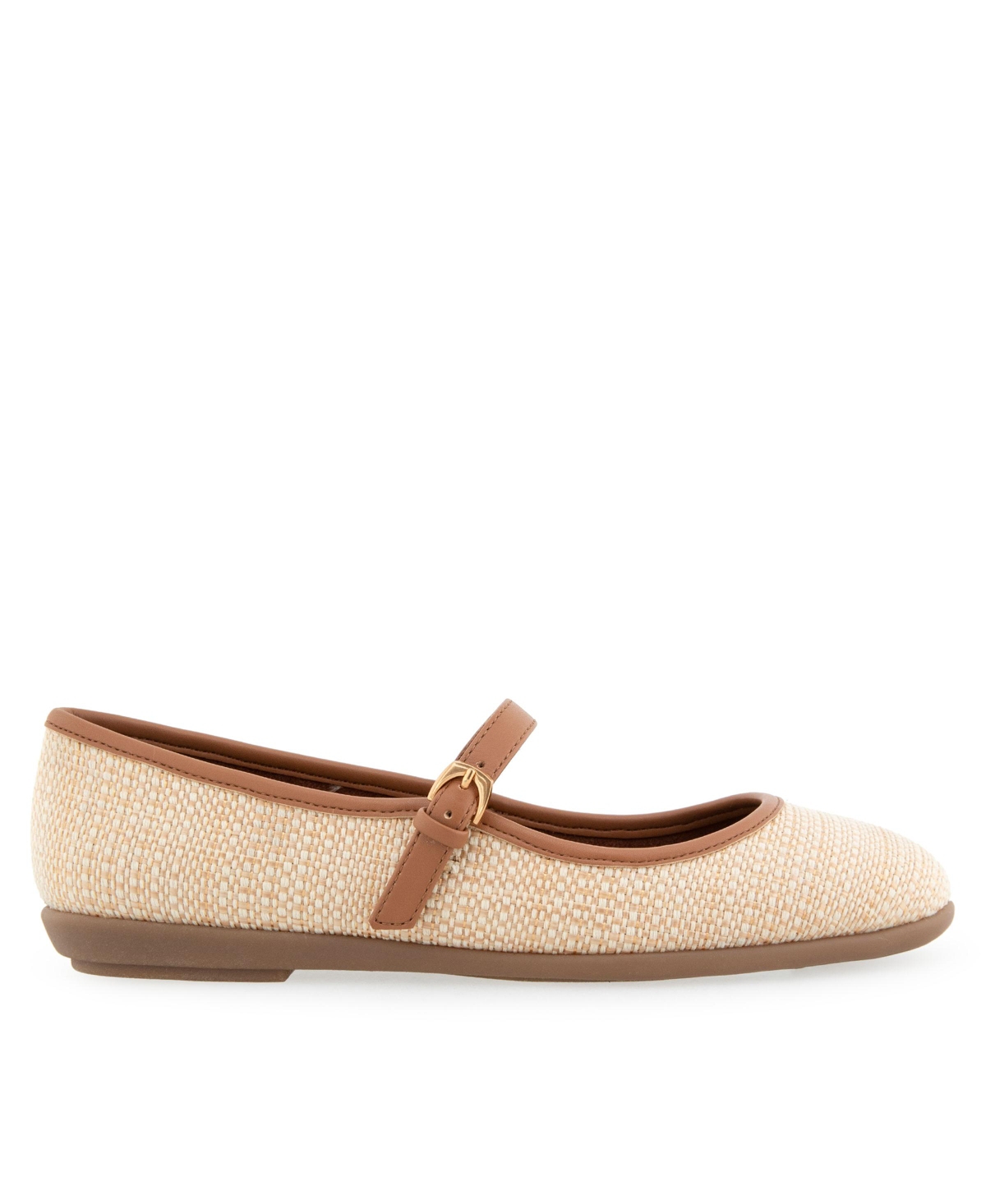 AEROSOLES WOMEN'S BAYLEE ROUND TOE MARY JANE FLATS 