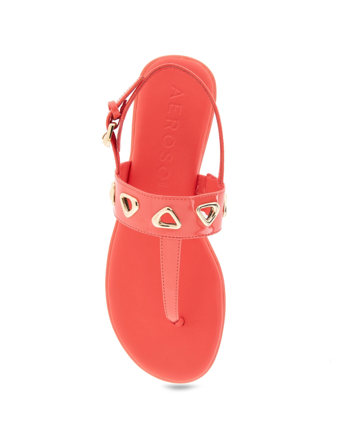 AEROSOLES WOMEN'S LAGO ROUND TOE THONG SANDALS 