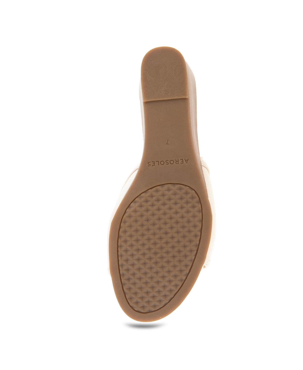 AEROSOLES WOMEN'S WAVA ROUND TOE WEDGE SANDALS 