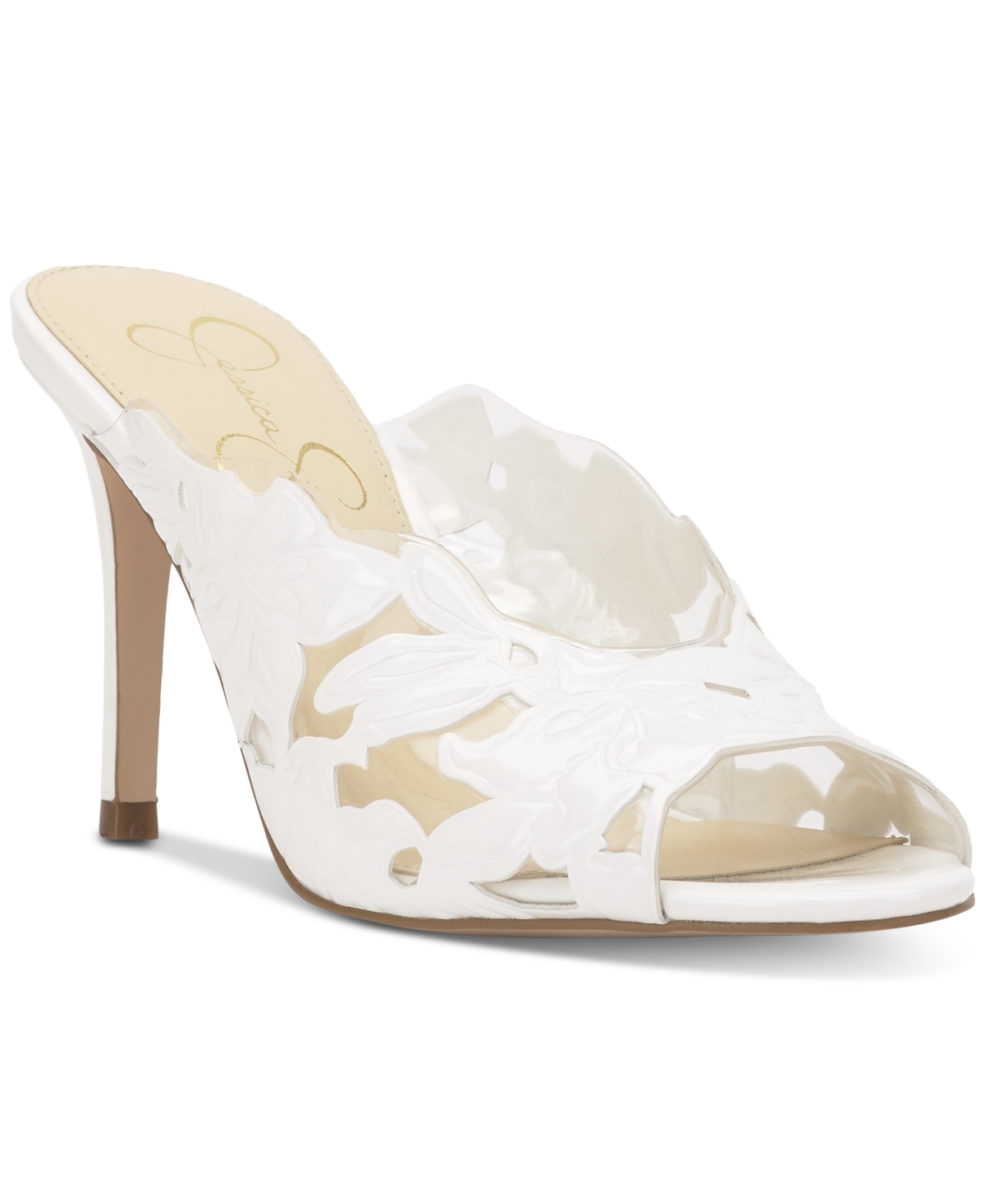 Jessica Simpson Women's Justera Cutout Floral Mules
