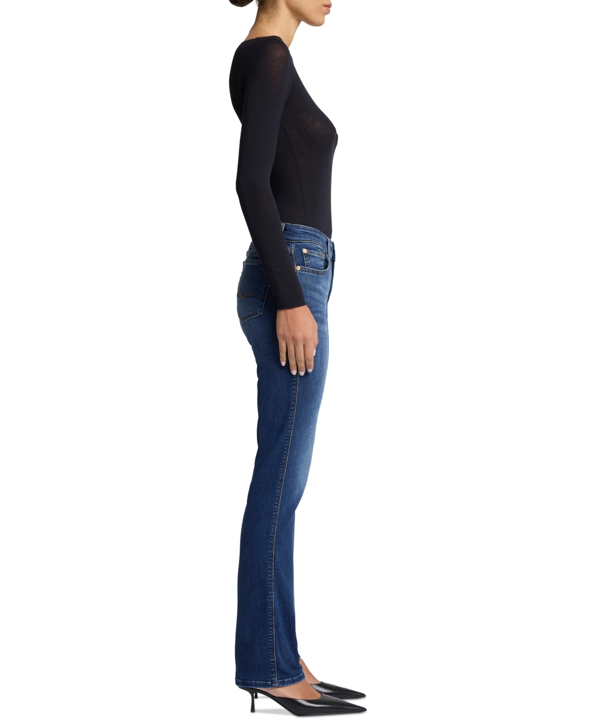 7 For All Mankind Women's Kimmie Straight-leg Jeans In Cambridge