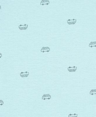 Baby Boys Cotton Short-Sleeve Bodysuits, Pack of 5