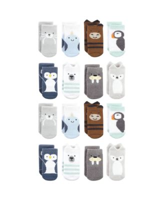 Baby Gentle Cotton-Blend & Terry Footwear