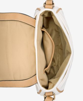 Small Quilted Saddle Crossbody, Exclusively at Macy's 