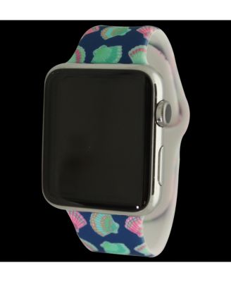 Seashell Printed Silicone Apple Watch Bands