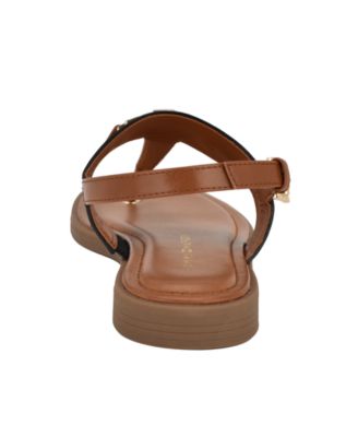 Women's Carree T-Strap Flat Sandals