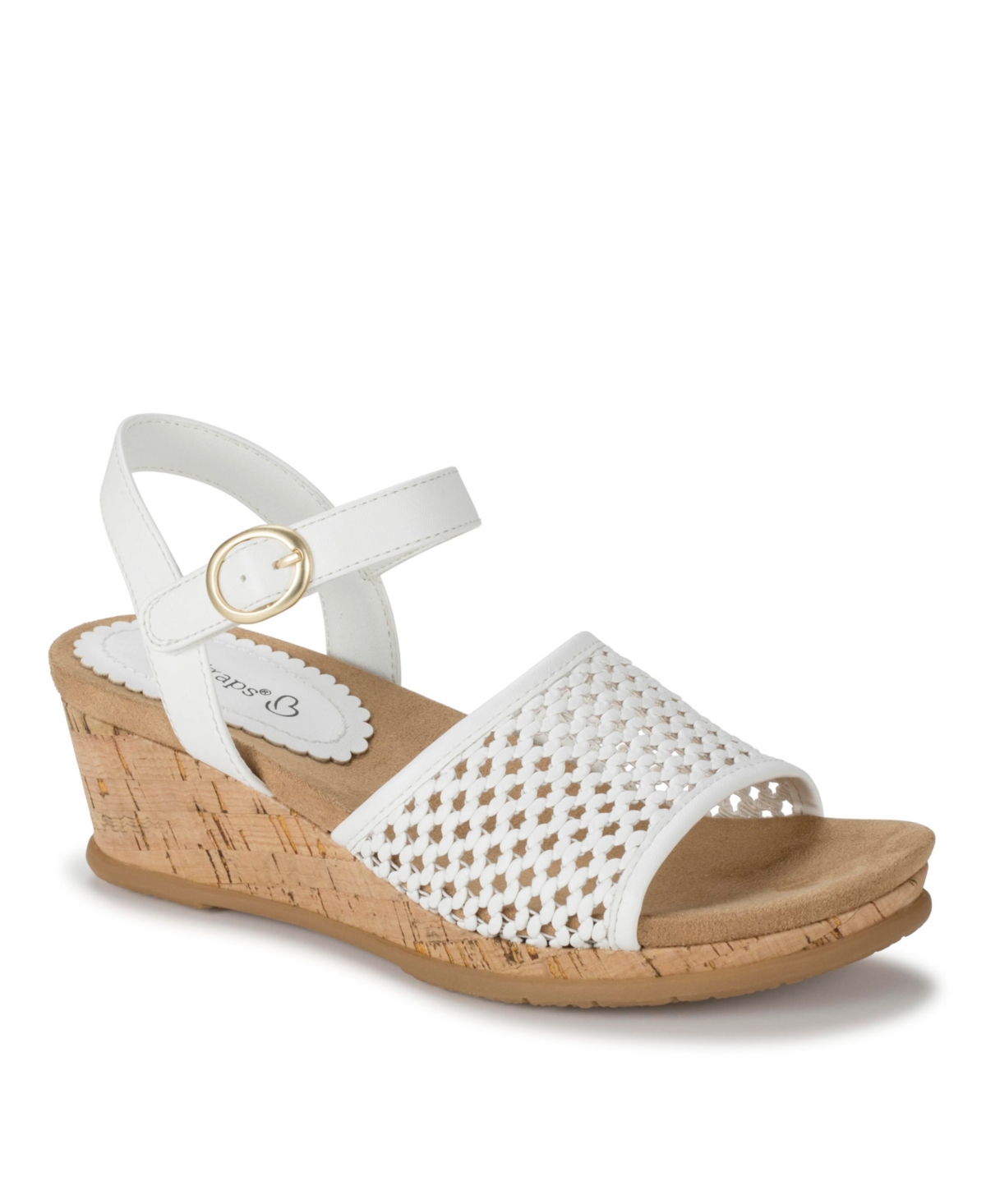Baretraps Women's Fernelle Wedge Sandals In White