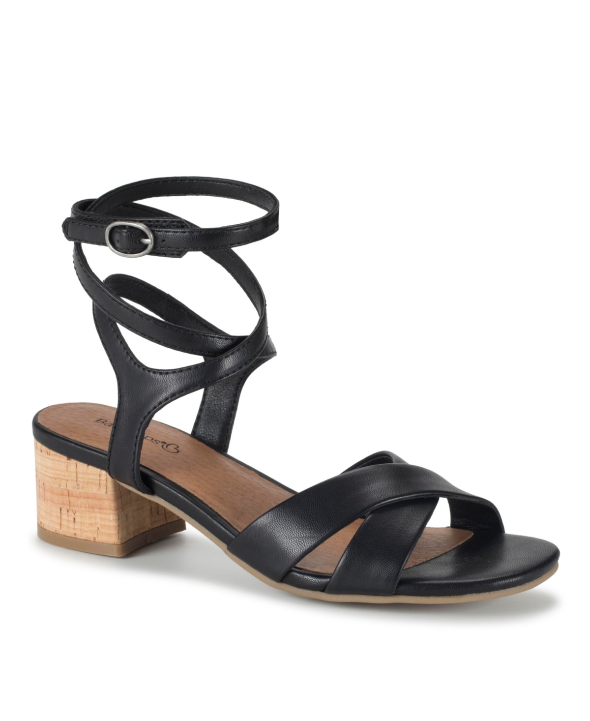 Shop Baretraps Women's Vivian Block Heel Sandals In Black