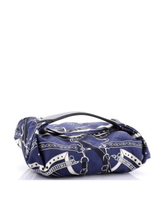 Pre-Owned Hermes  Balusoie Bag Printed Silk and Leather
