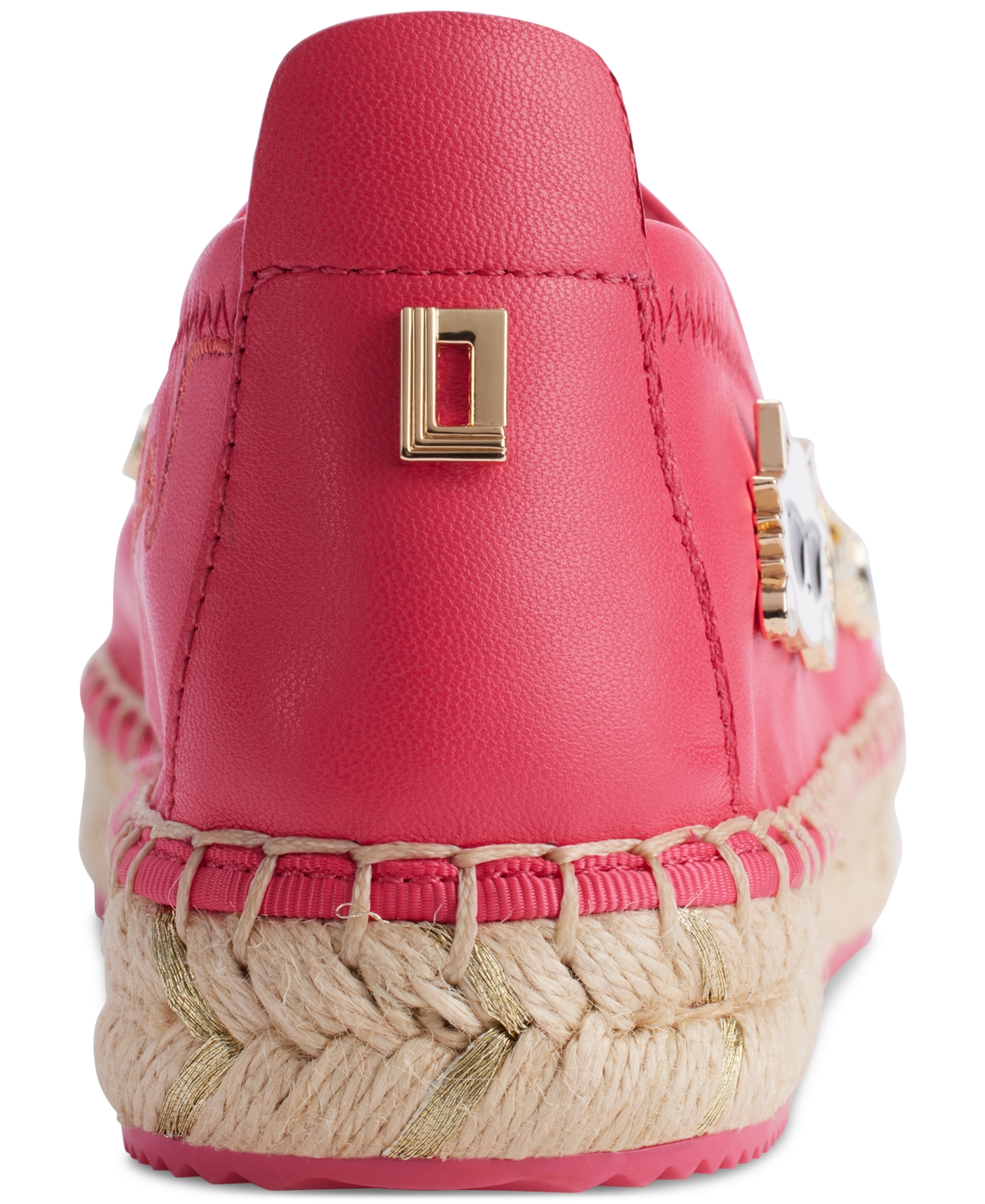 Shop Karl Lagerfeld Women's Michaela Embellished Slip-on Espadrille Flats In Teaberry
