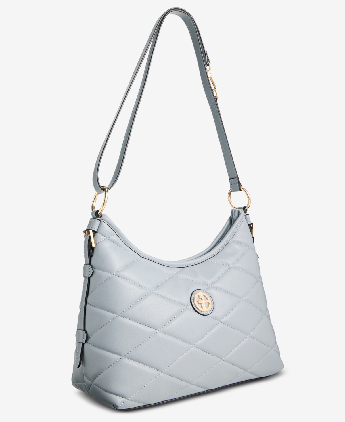 Giani Bernini Small Quilted Soft Shoulder Crossbody, Exclusively At Macy's