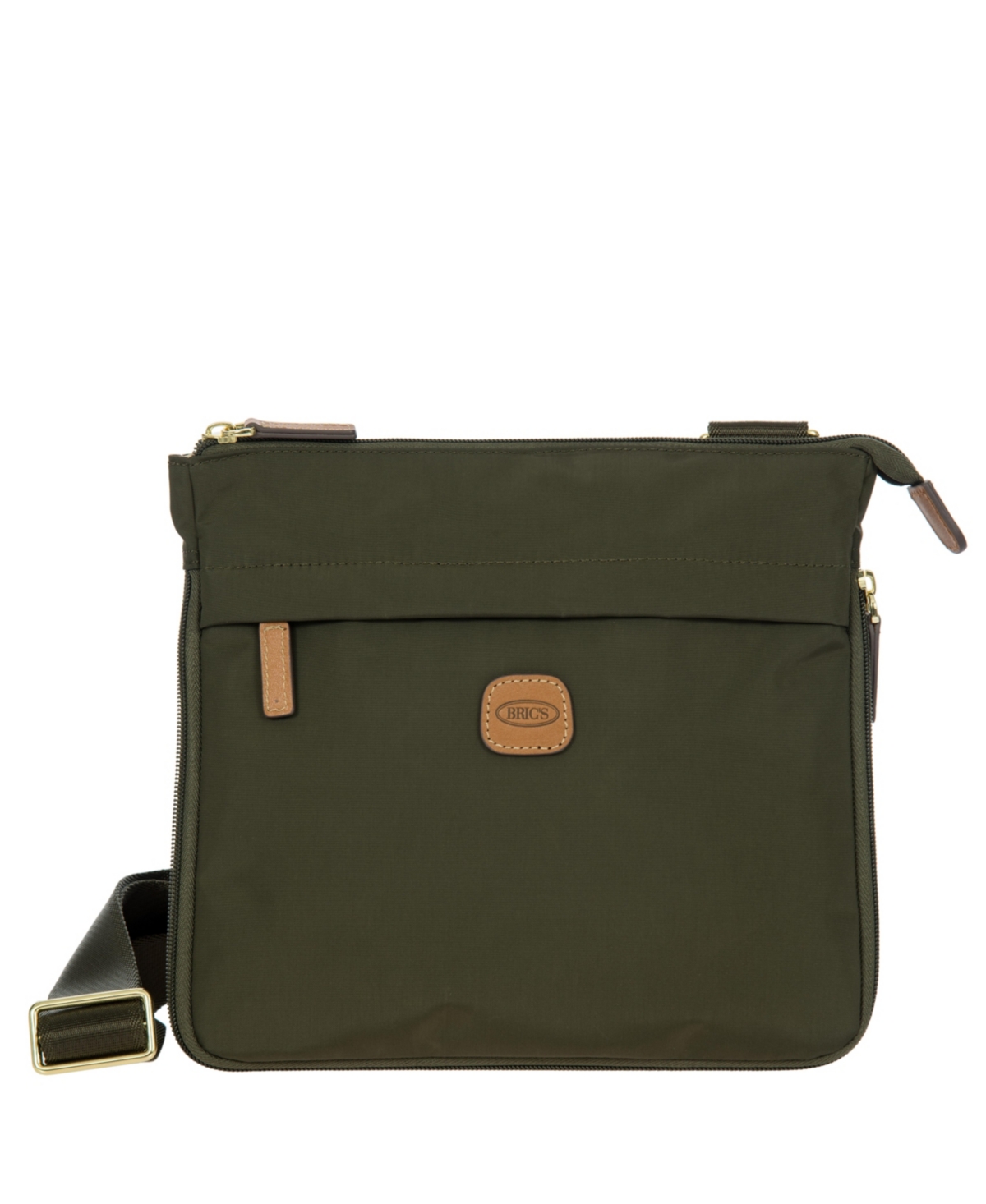 Bric's Milano X-travel Expandable Shoulderbag In Olive