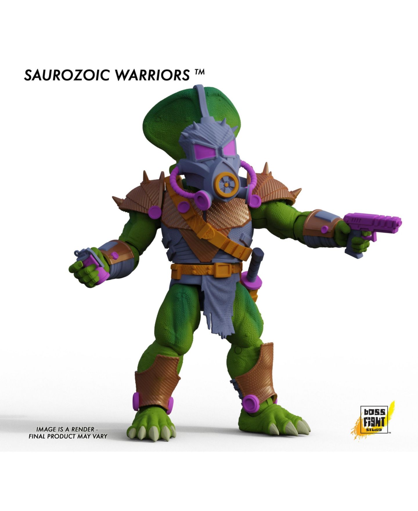 Подвижная фигурка Saurozoic Warriors Dinosaur Ceratopsian Guard, 6 дюймов, от 8 лет, цвет: Open Miscellaneous — фото 9