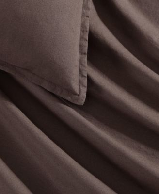 CLOSEOUT! Washed Percale Solid 2-Pc. Comforter Set, Twin/Twin XL