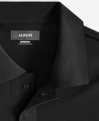 Men's Laser Cut Short Sleeve Performance Polo Shirt, Exclusively at Macy's