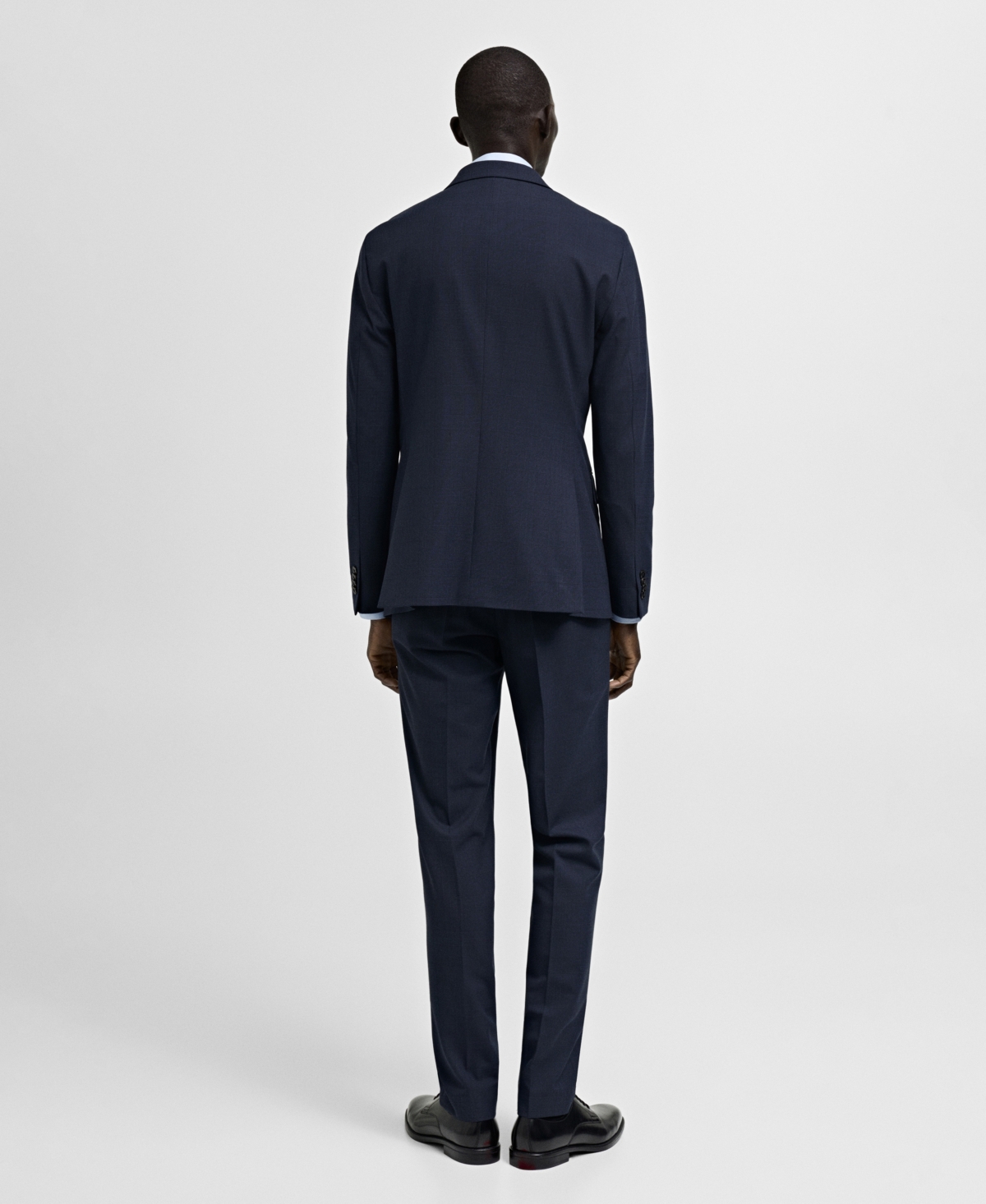 Shop Mango Men's Slim-fit Suit Blazer In Dark Navy