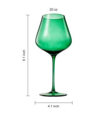 Colors of Thai Island Beaches Wine Glasses, Set of 5