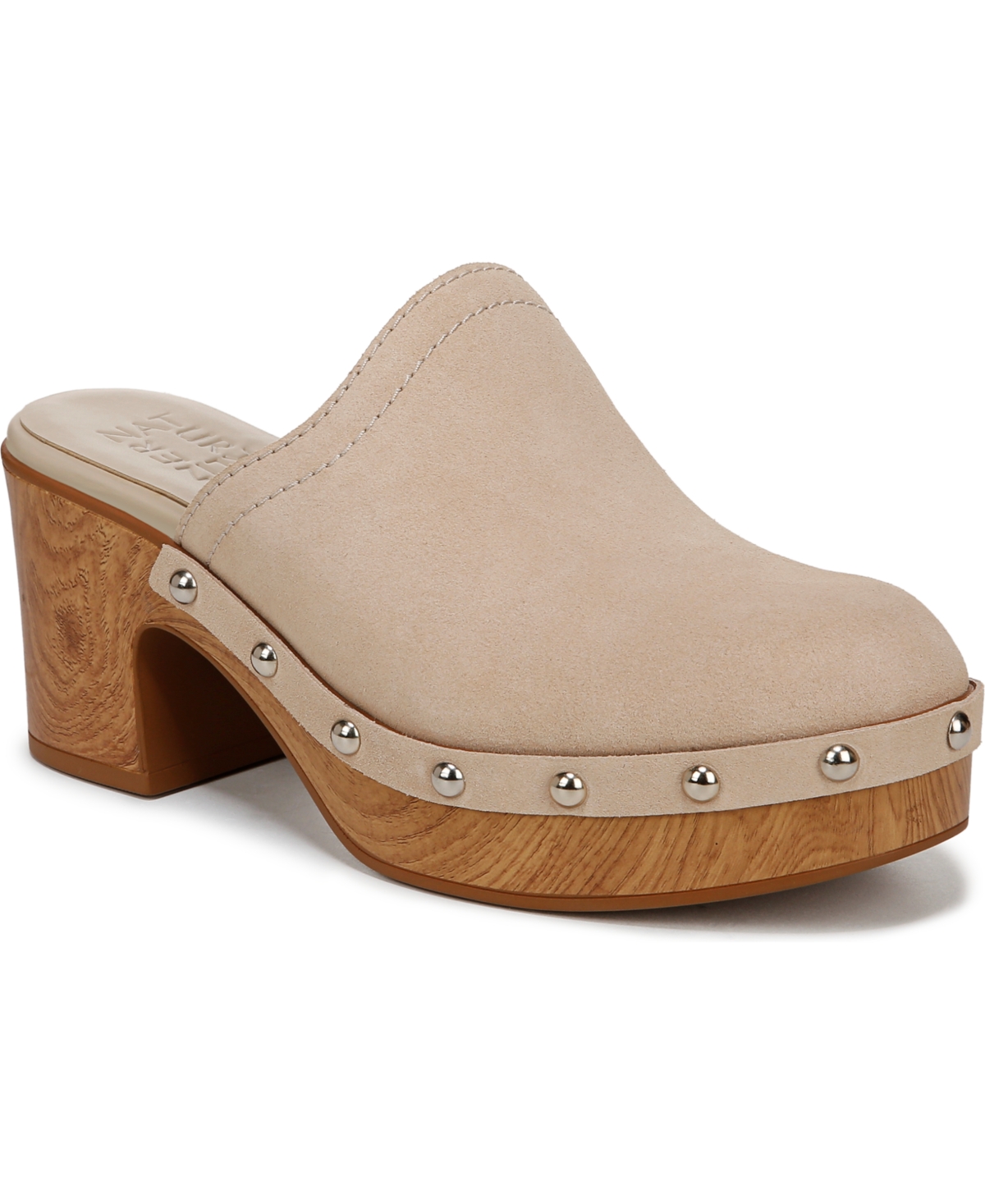 Naturalizer Women's Bailey Round Toe Platform Clogs In Coastal Tan Suede