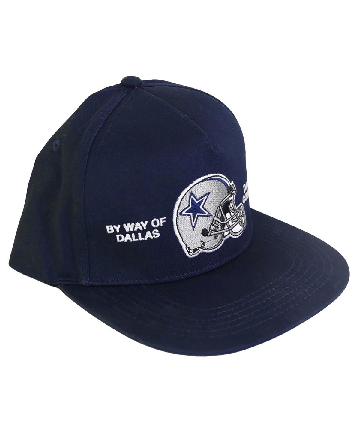 By Way Of Dallas Men's Navy Dallas Cowboys Snapback Hat In Navy