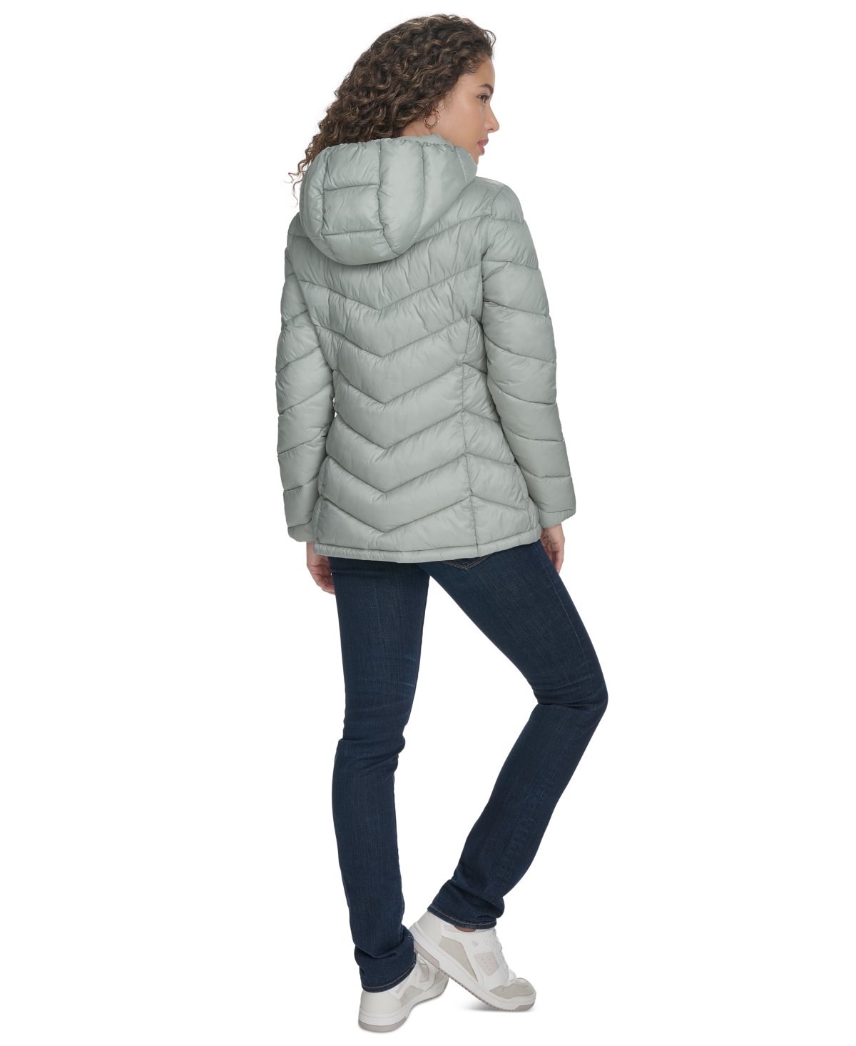 Shop Charter Club Women's Packable Hooded Puffer Coat, Created For Macy's In Mint Tea