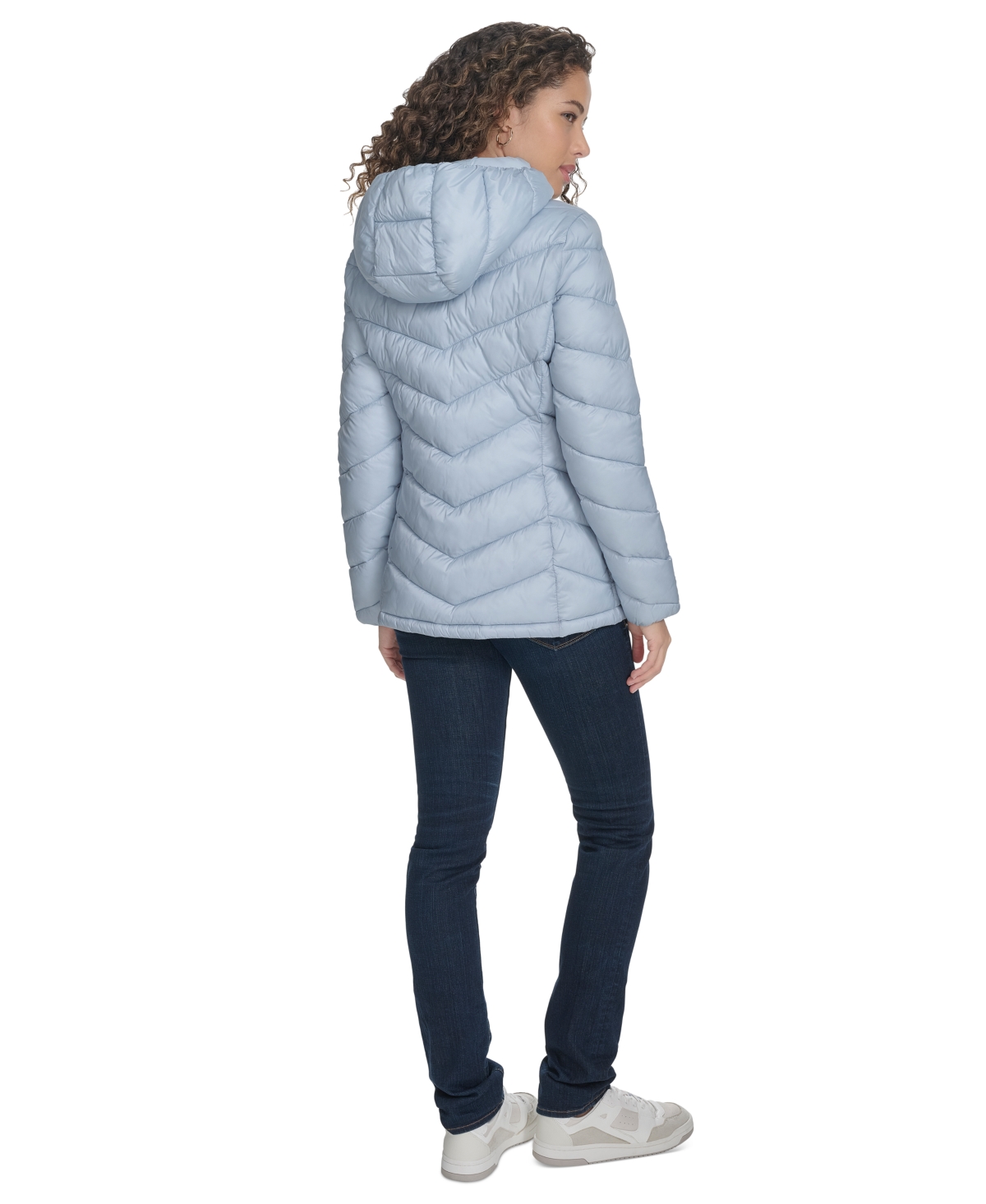 Shop Charter Club Women's Packable Hooded Puffer Coat, Created For Macy's In Cove Blue