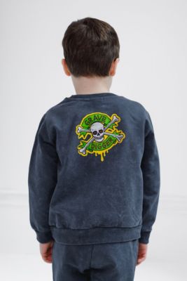 Little Boys Grave Digger Fleece Sweatshirt and Jogger Pants Outfit Set