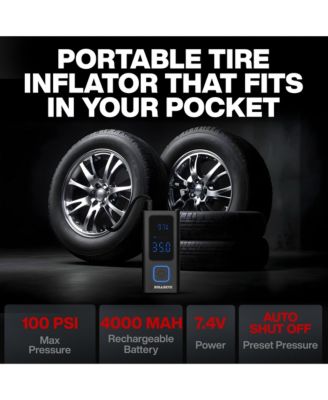 Pocket Air 4000mAh Portable Rechargeable Electric Tire Inflator Air Compressor