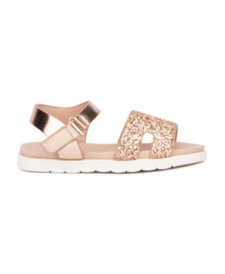 Big Girls Glitter Glow Slide Sandals