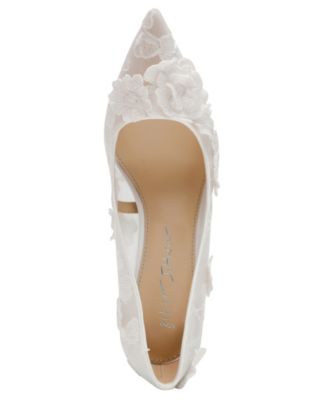 Women's Aimey Floral Applique Mesh Pumps