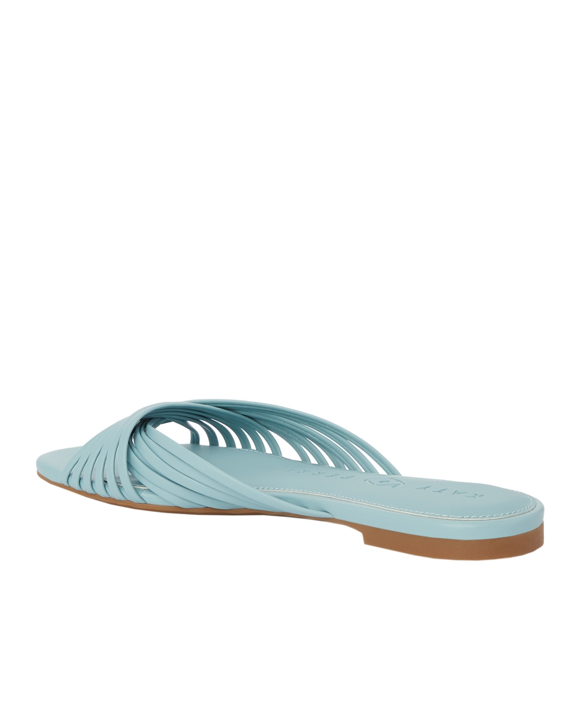 Shop Katy Perry Women's Halie Intertwined Slide Slip-on Flat Sandals In Sky Blue