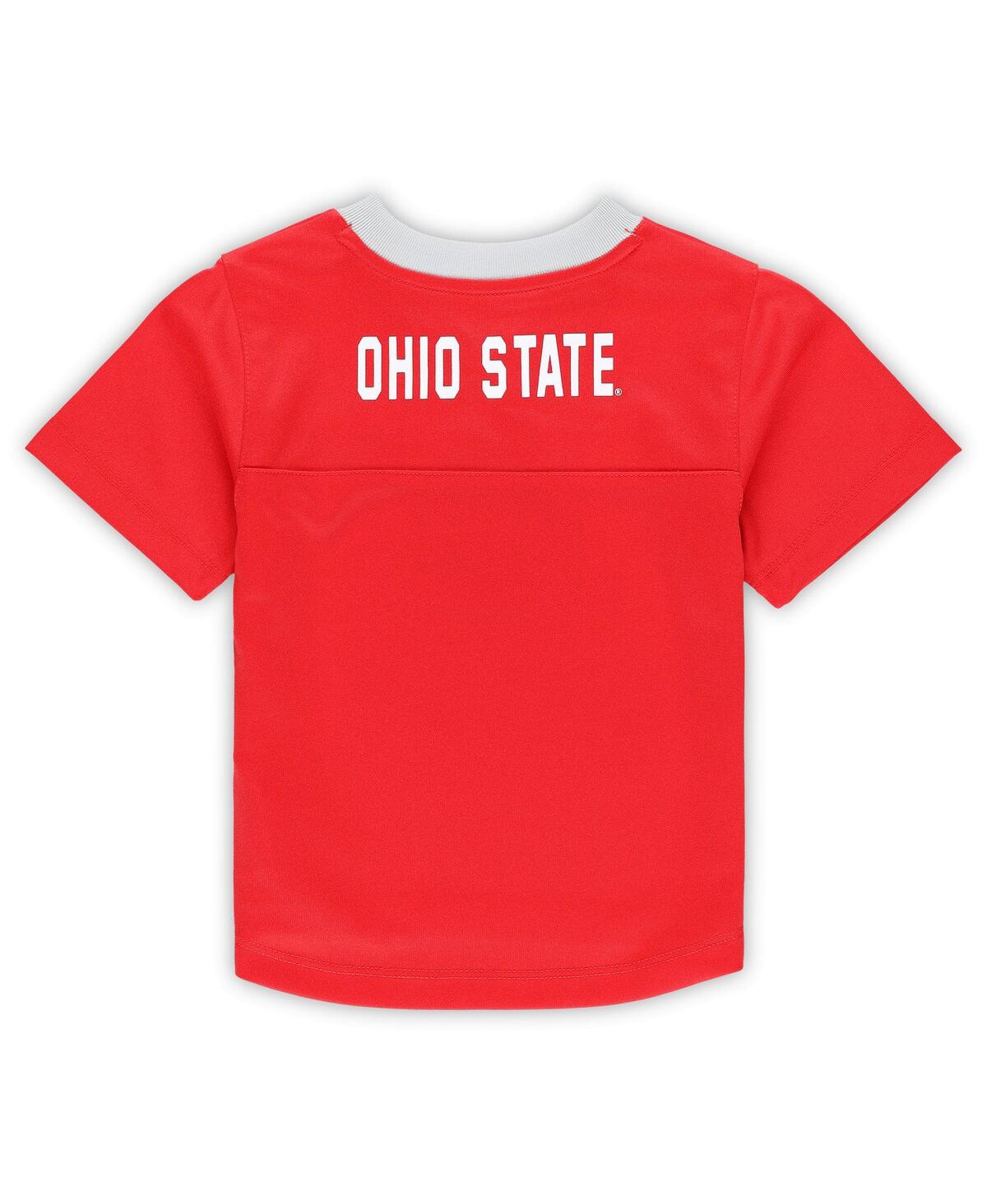 Outerstuff Baby Boys And Girls 2-piece Notre Dame Fighting Irish Red Zone Jersey & Pants Set In Scarlet