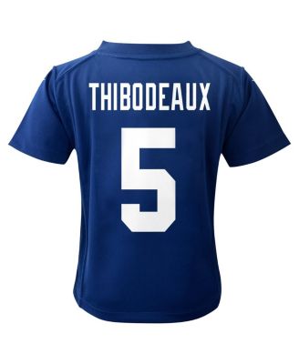 Baby Boys and Girls Kayvon Thibodeaux Royal New York Giants Player Game Jersey