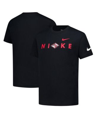 Nike - Boy's 3brand By Russell Wilson Youth Black Wordmark 2.0 T-Shirt
