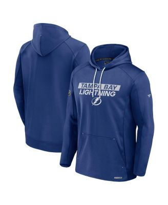 Fanatics - Men's Blue Tampa Bay Lightning Authentic Pro Rink Fleece Pullover Hoodie