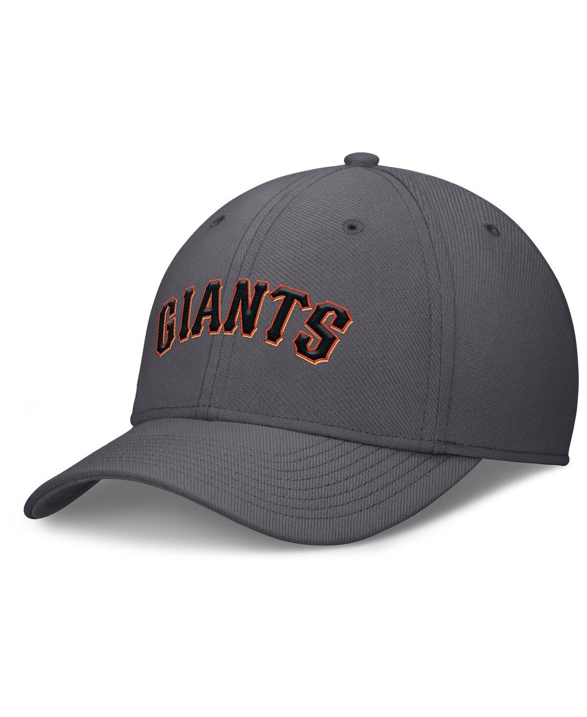 Nike Men's Gray San Francisco Giants Swoosh Performance Flex Hat In Gray