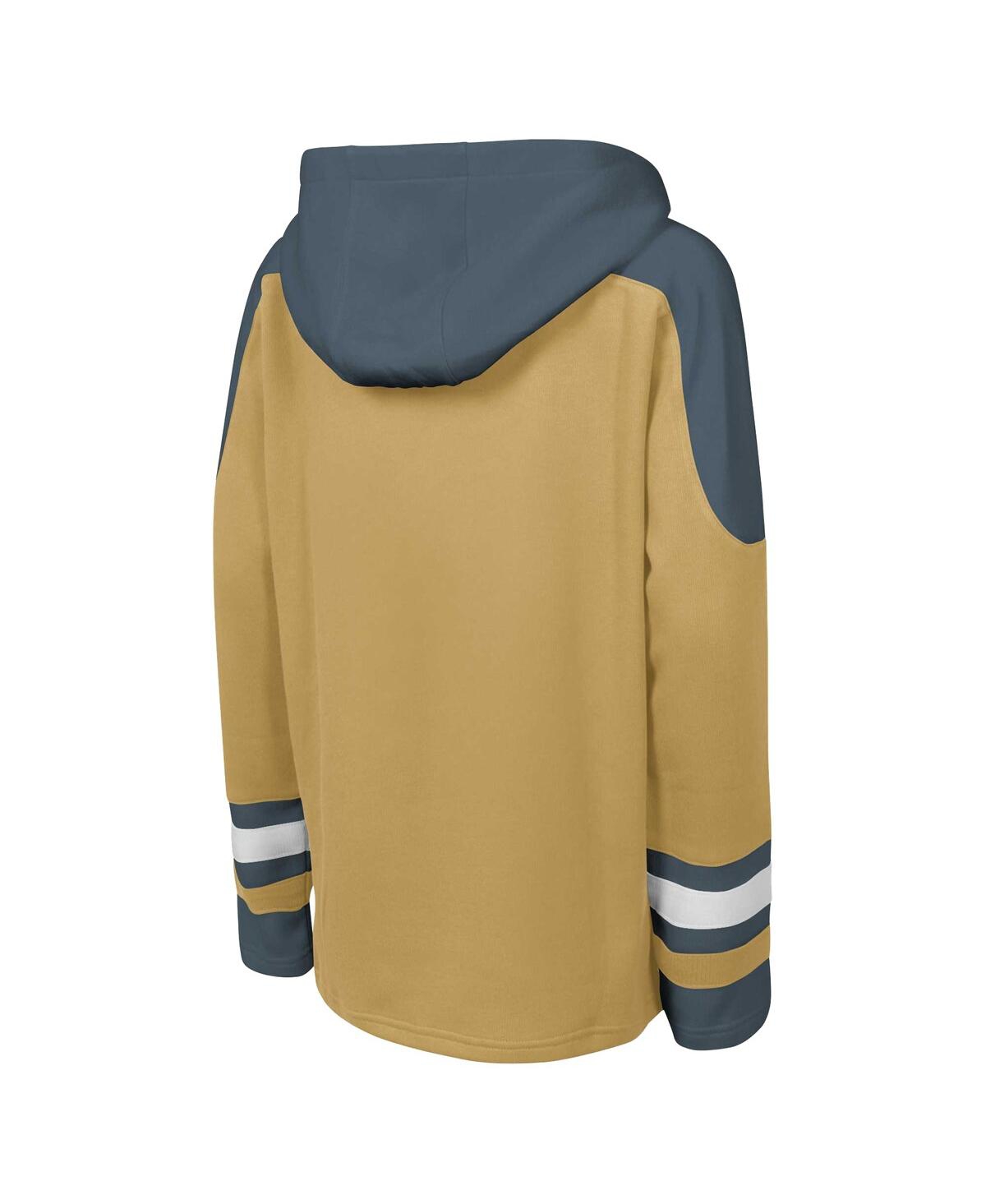 Outerstuff Youth Gold Vegas Golden Knights Must Have Home V-neck Pullover Hoodie In Gold