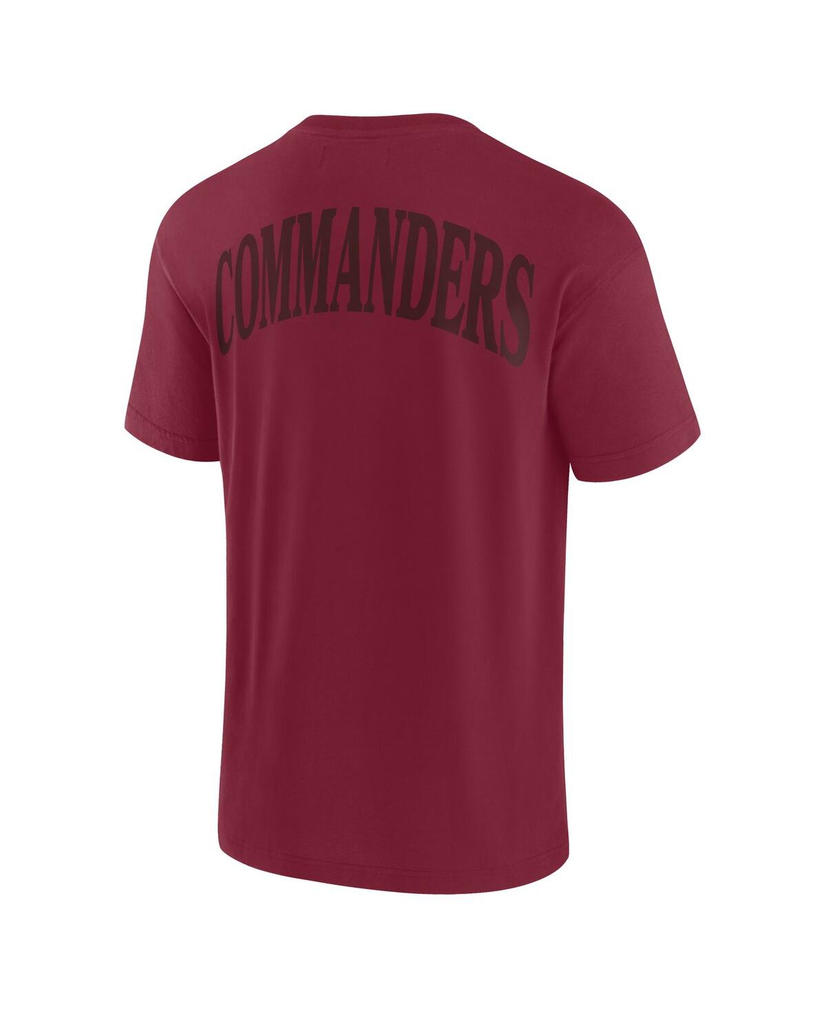 Fanatics Men's And Women's Burgundy Washington Commanders Elements Iconic T-shirt In Burgundy
