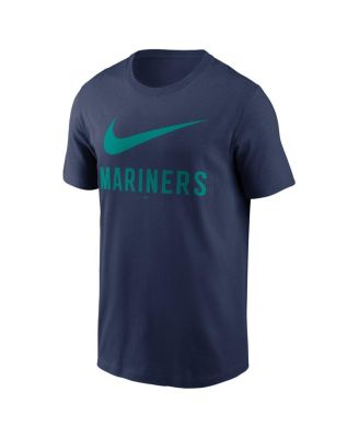 Men's Navy Seattle Mariners Swoosh T-Shirt