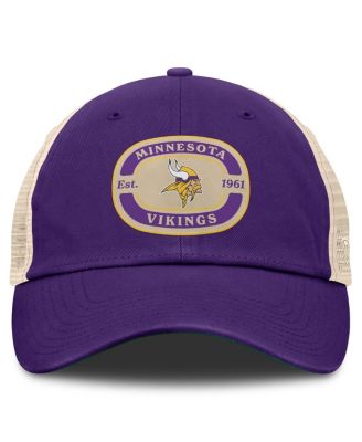 Men's Purple Minnesota Vikings Team Patch Adjustable Hat
