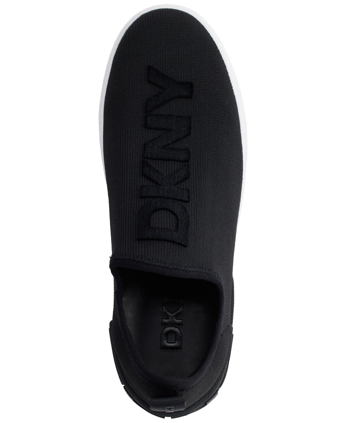Dkny Maize Knit Sneaker In Black