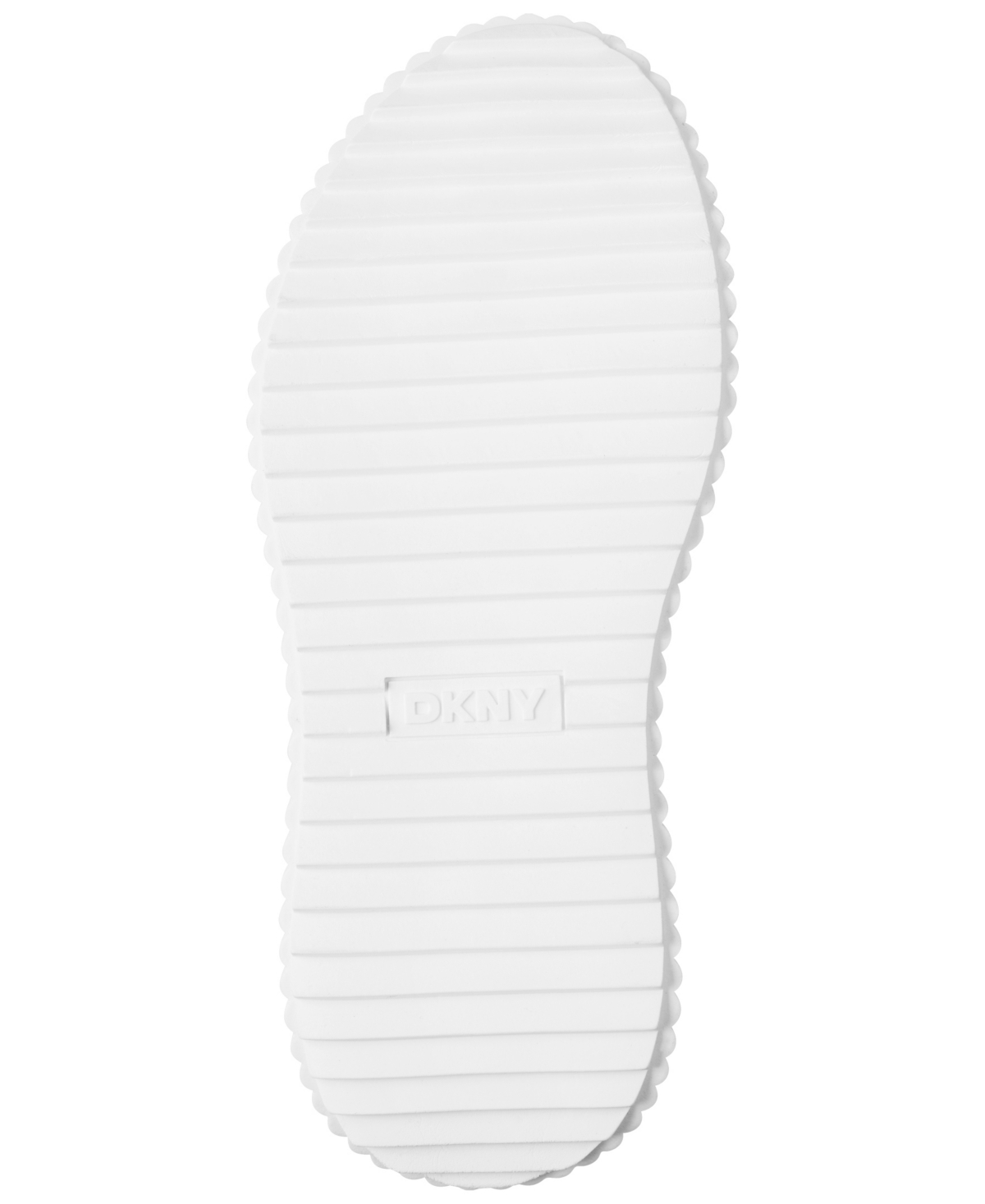 Shop Dkny Women's Lobeco Lace-up Platform Sneakers In White,black