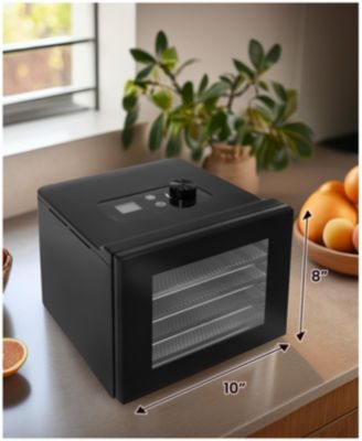 Digital Food Dehydrator with 4 Stainless Steel Trays