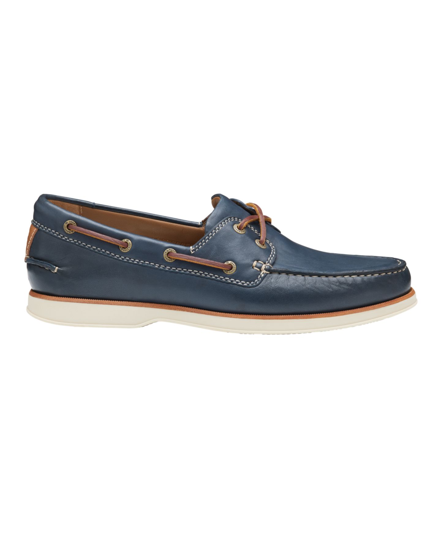Обувь Johnston & Murphy Men's Monaco 2-Eye Boat Shoe, цвет: Тёмно-синий — фото 2