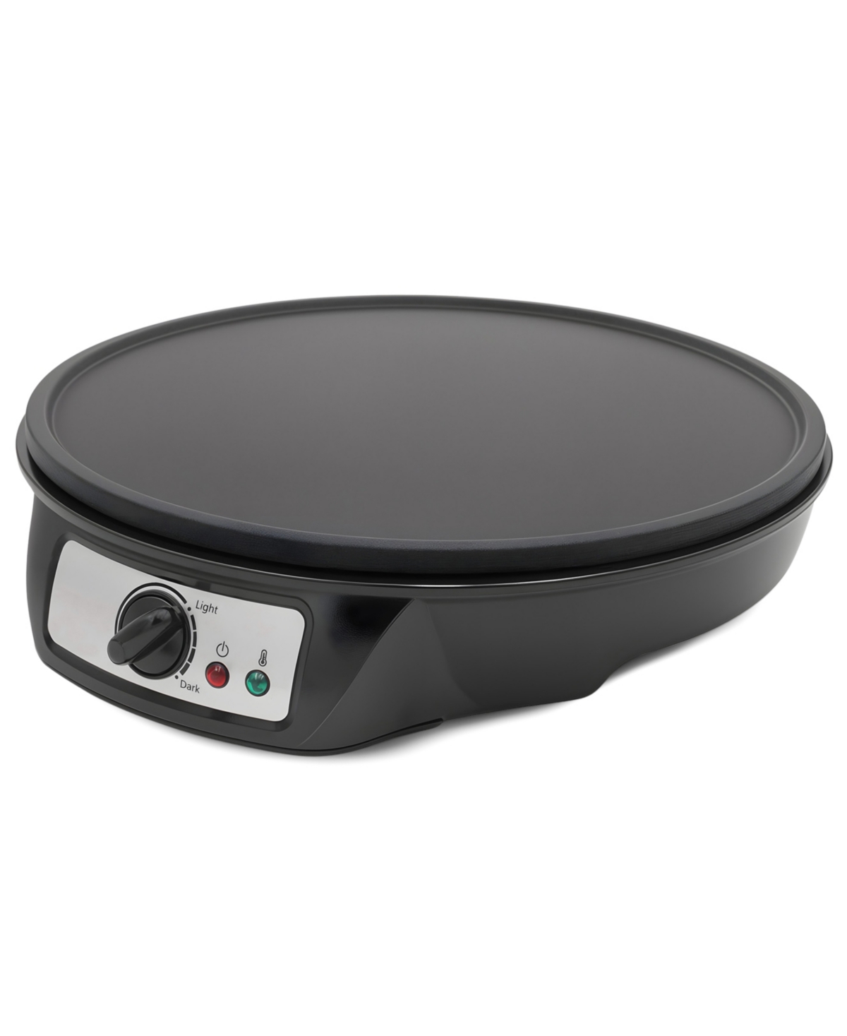 Elite Cuisine 12" Nonstick Crepe Maker Griddle In Black