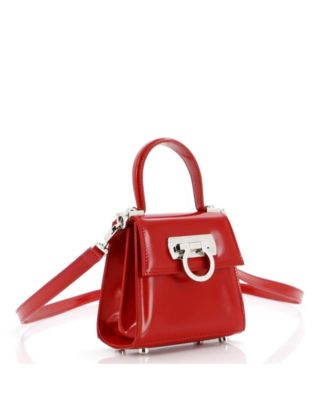 XS Iconic Top Handle Bag Leather