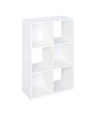 Decorative Home 6-Cube Cubeicals Organizer Storage, White (2 Pack)